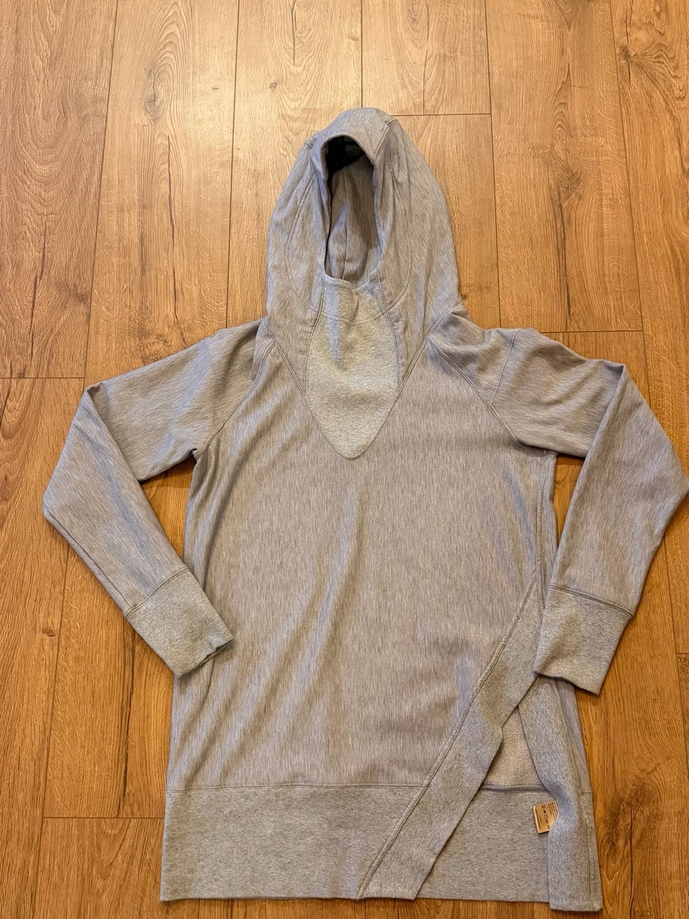 Indyeva Light Gray Women's Hooded Pullover Sweater